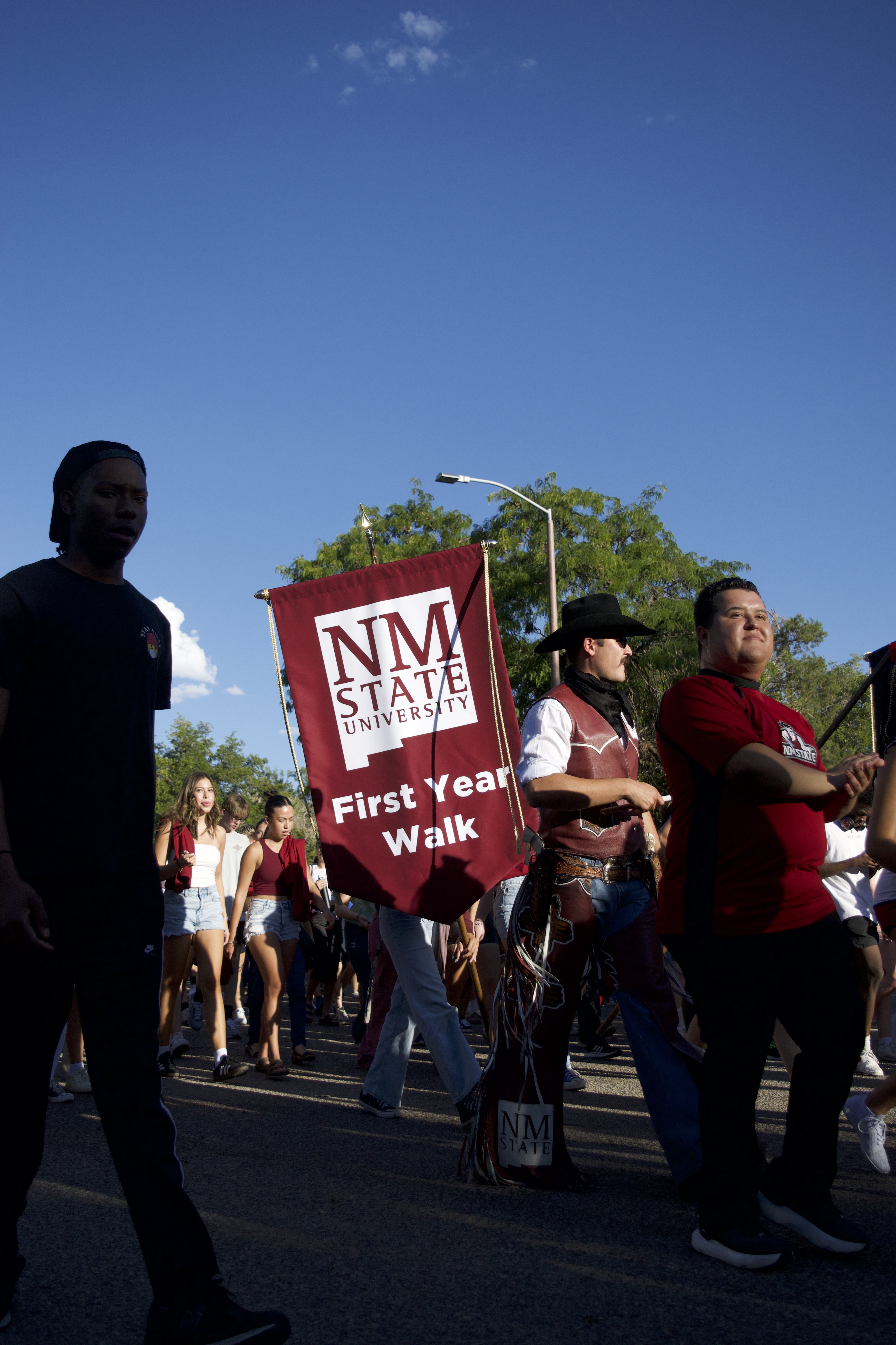 NMSU First year walk banner